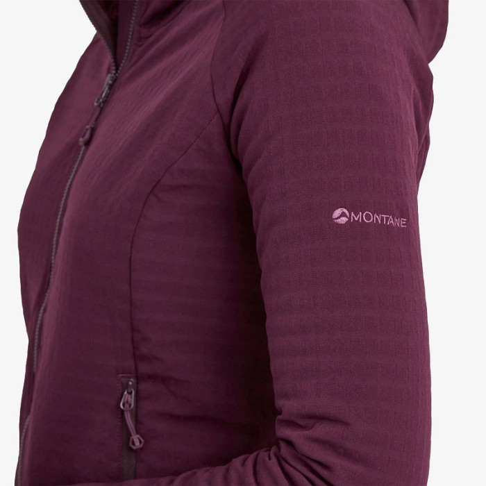 Флис женский Montane Female Protium XT Hoodie Saskatoon Berry (FPRXJSAS)