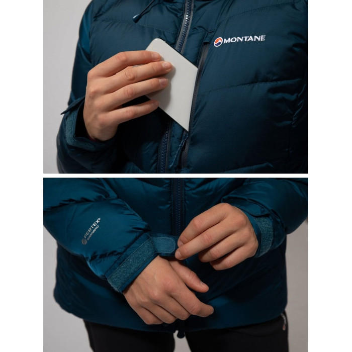 Куртка жіноча Montane Female Resolute Down Jacket Narwhal Blue (FREDJNAR)