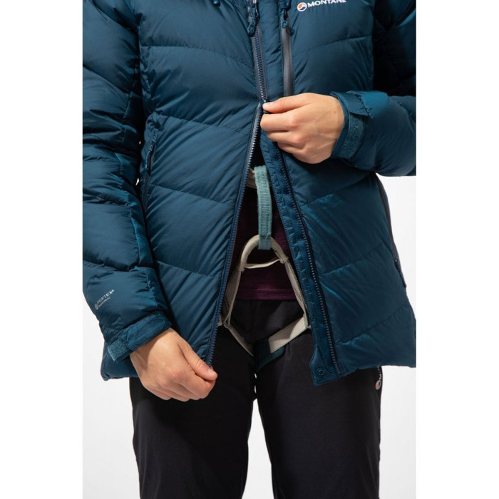 Куртка жіноча Montane Female Resolute Down Jacket Narwhal Blue (FREDJNAR)