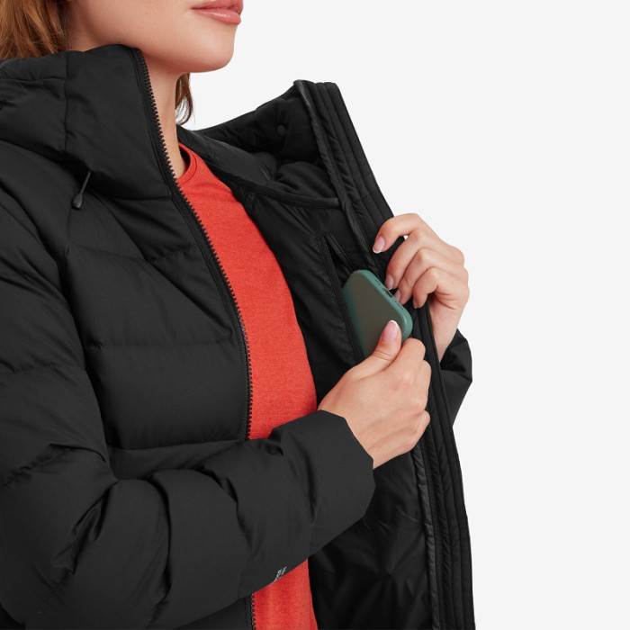 Куртка женская Montane Female Resolve XT Hoodie Black (FREXHBLA)