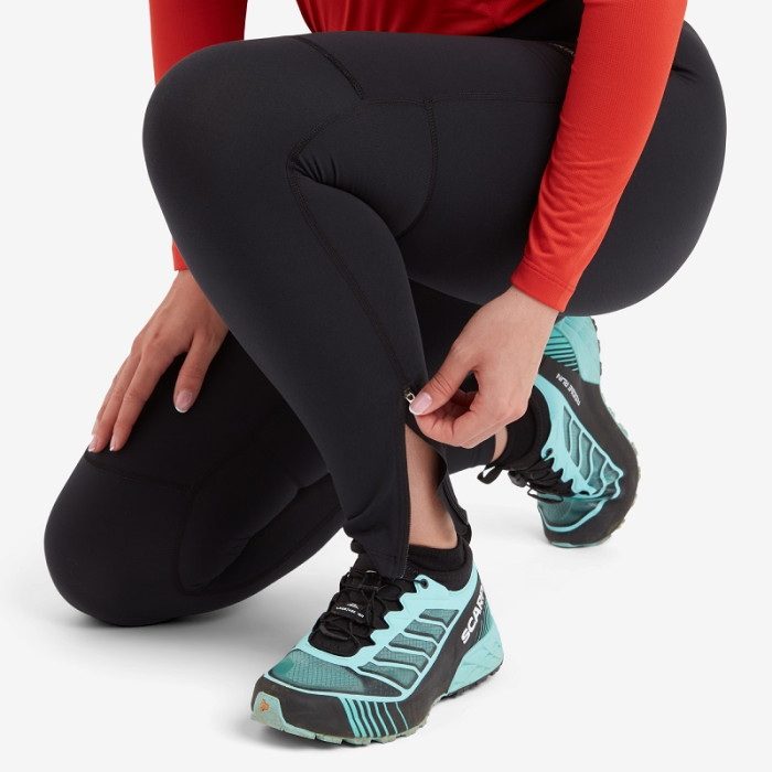 Штани жіночі Montane Female Slipstream Thermal Tights Black (FSTHRBLA)