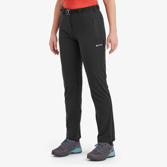 Штани жіночі Montane Female Terra Stretch Pants Long Black (FSTPLBLA)