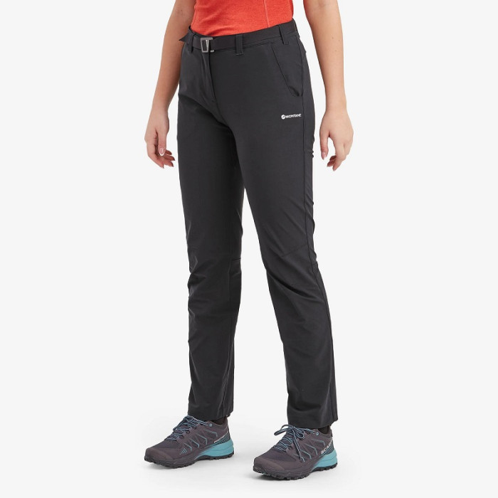 Штани жіночі Montane Female Terra Stretch Lite Pants Regular Black (FTSLRBLA)