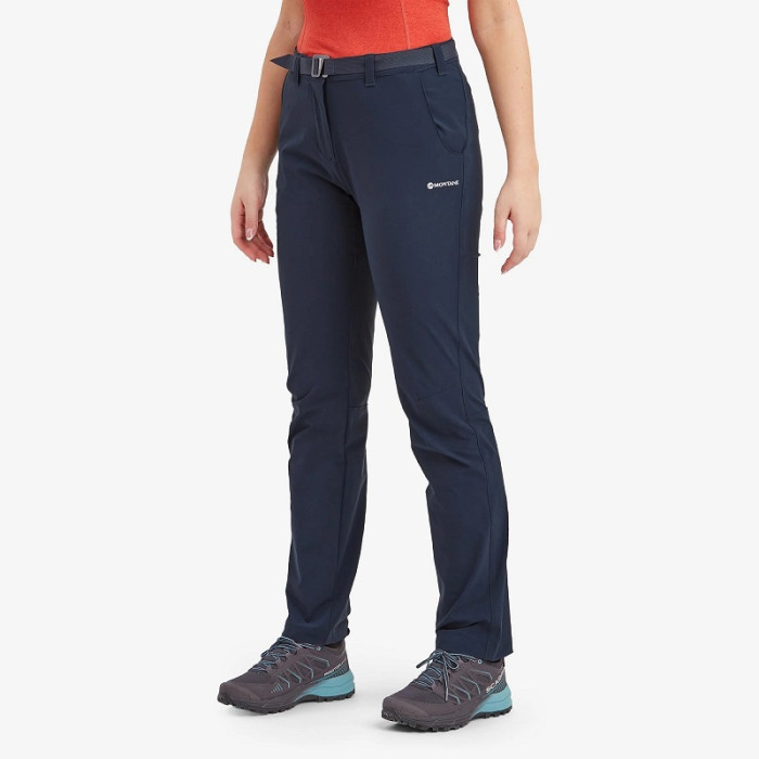 Штани жіночі Montane Female Terra Stretch Lite Pants Regular Eclipse Blue (FTSLRECL)