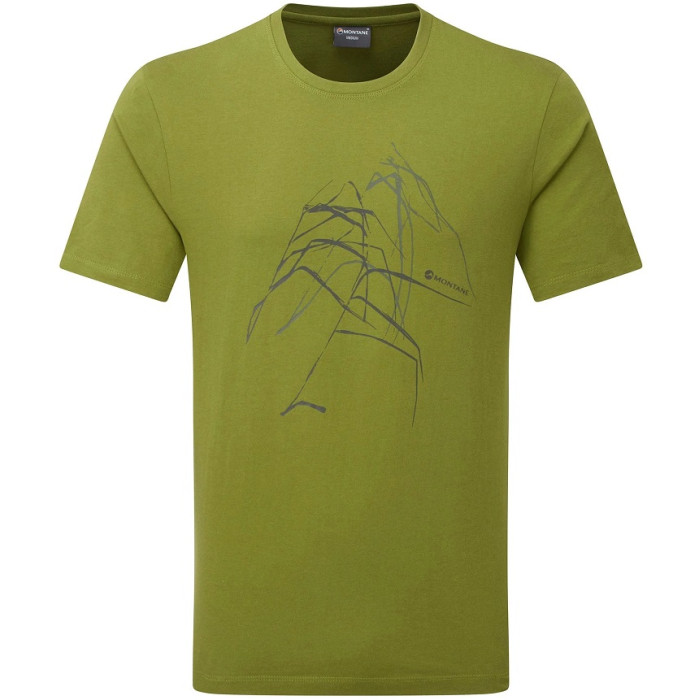 Футболка чоловіча Montane Abstract T-Shirt Alder Green (MABSTALG)