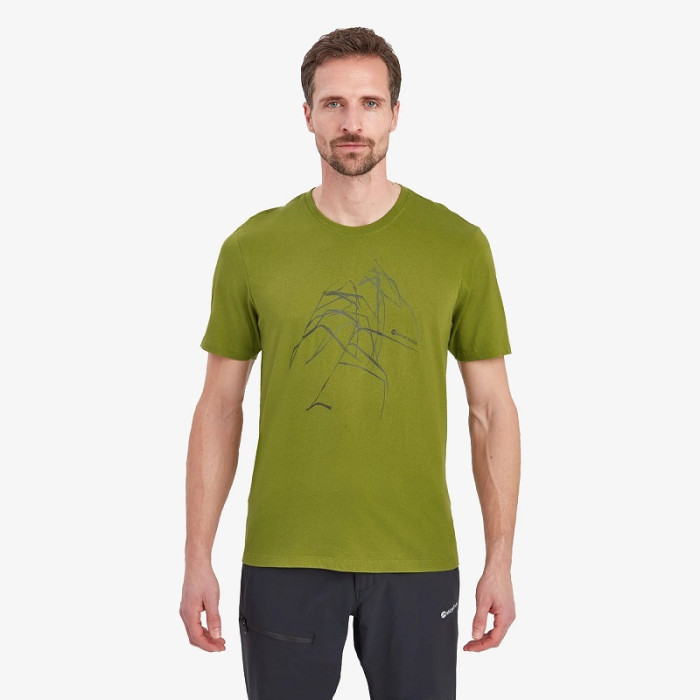 Футболка чоловіча Montane Abstract T-Shirt Alder Green (MABSTALG)