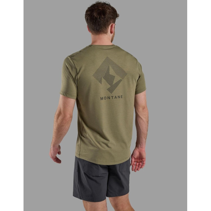 Футболка мужская Montane Alhena Mountain 25 T-Shirt, Caper (MAMTS.CAP)