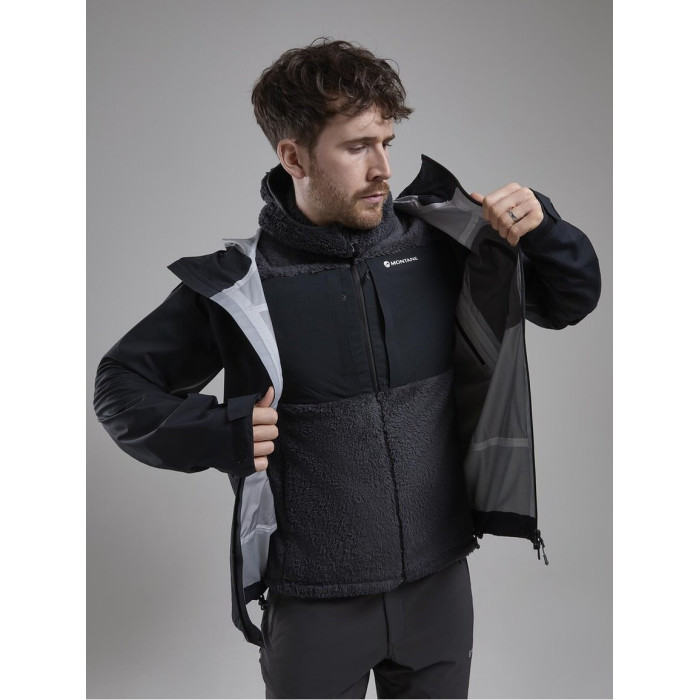 Фліс чоловічий Montane Caldus XT Hoodie, Midnight Grey (MCAXH.MNG)