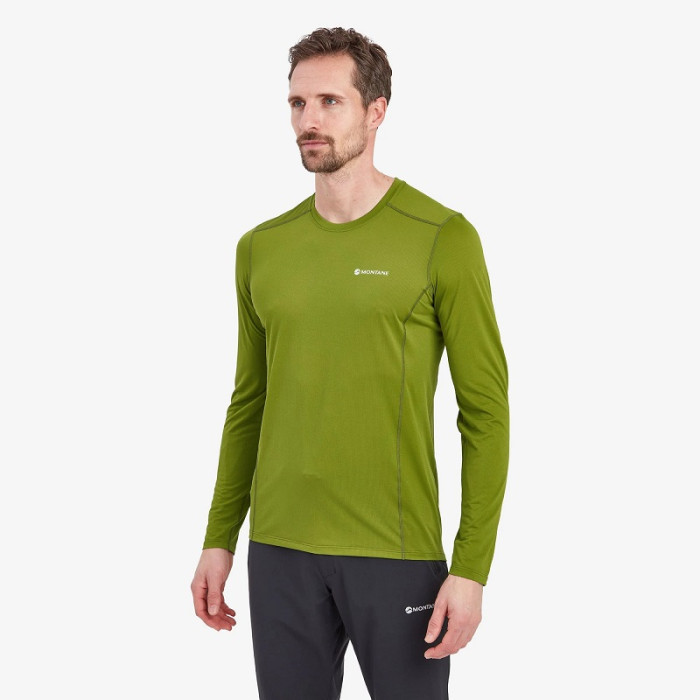 Футболка мужская Montane Dart Lite Long Sleeve T-Shirt, Black (MDLLSBLA)