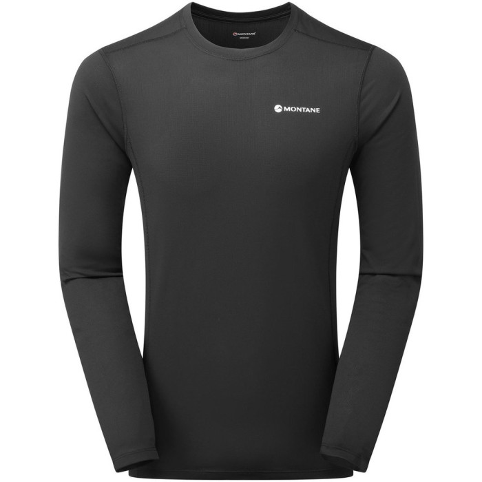 Футболка мужская Montane Dart Lite Long Sleeve T-Shirt, Black (MDLLSBLA)