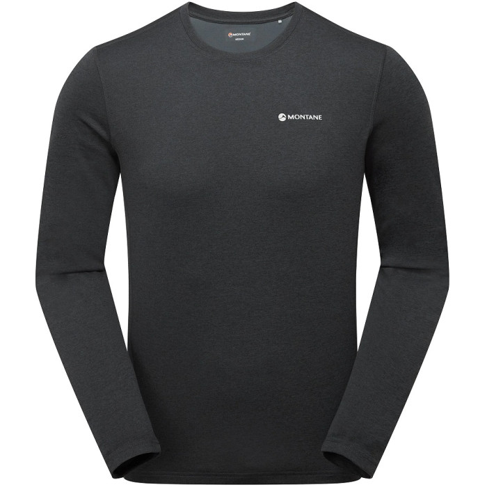 Футболка мужская Montane Dart Long Sleeve T-Shirt, Black (MDLST.BLA)