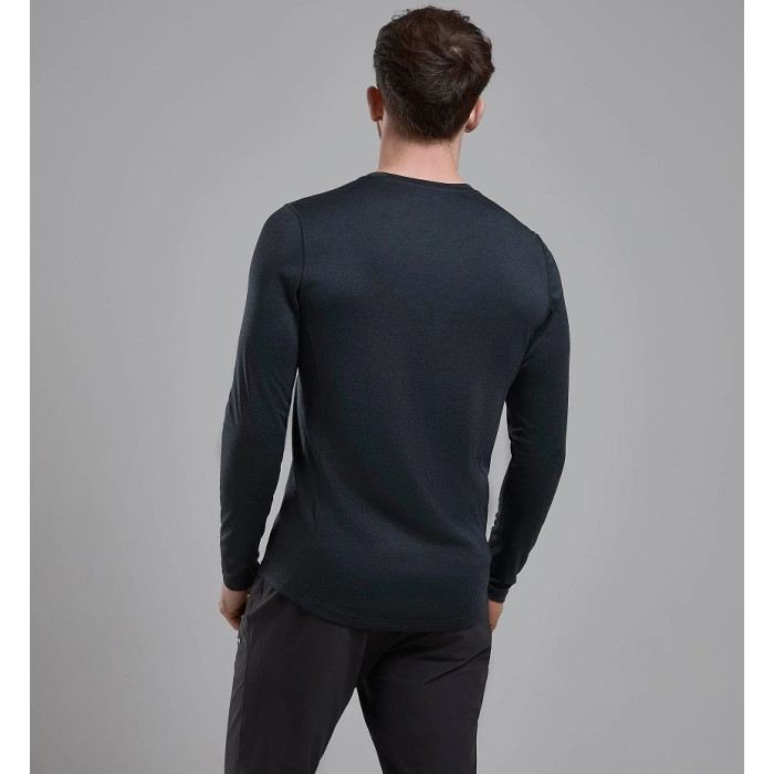 Футболка мужская Montane Dart Long Sleeve T-Shirt, Black (MDLST.BLA)