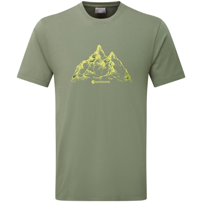 Футболка чоловіча Montane Dual Mountain T-Shirt, Caper (MDMTS.CAP)