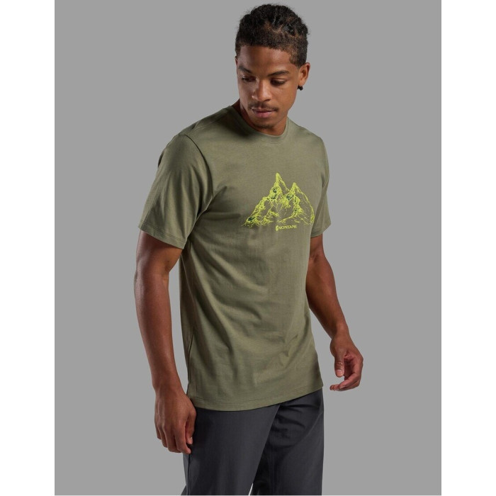 Футболка чоловіча Montane Dual Mountain T-Shirt, Caper (MDMTS.CAP)