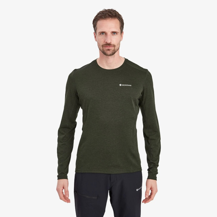 Футболка мужская Montane Dart Long Sleeve T-Shirt Oak Green (MDRLSOAK)