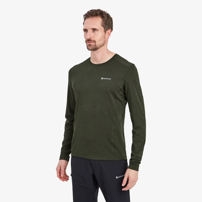 Футболка мужская Montane Dart Long Sleeve T-Shirt Oak Green (MDRLSOAK)