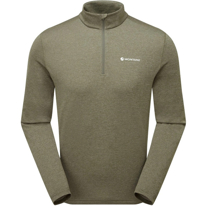 Футболка мужская Montane Dart Zip Neck, Caper (MDRZI.CAP)
