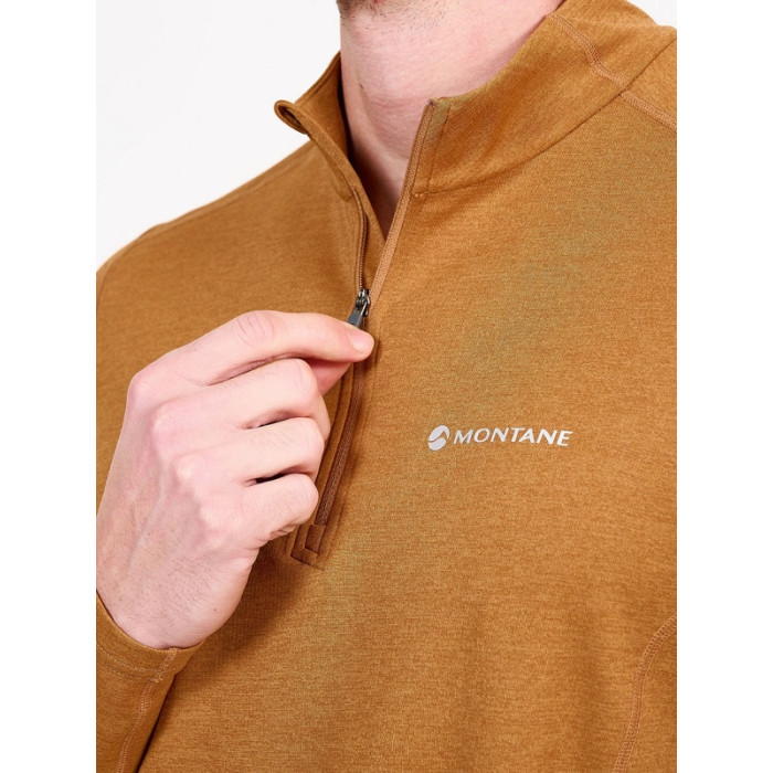 Футболка мужская Montane Dart Zip Neck Electric Blue (MDRZNELE)