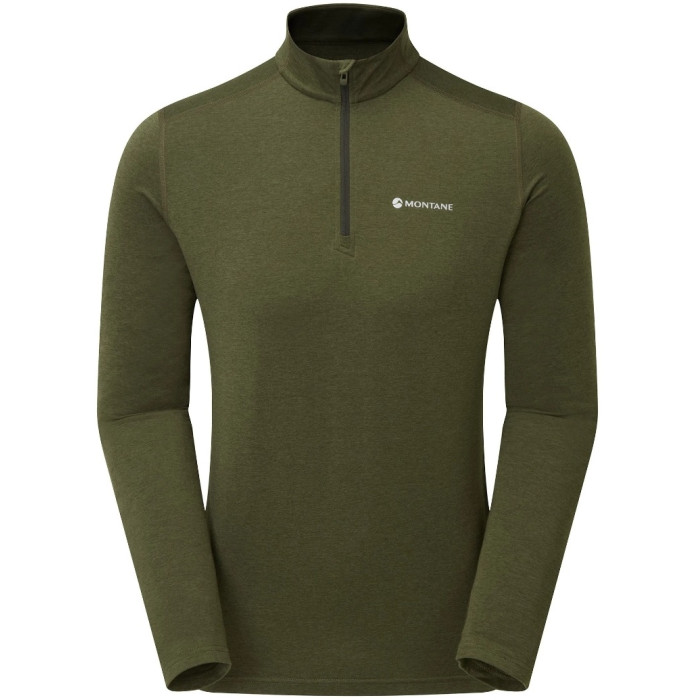 Термофутболка мужская Montane Dart Thermo Zip Neck Kelp Green (MDTZNKEL)