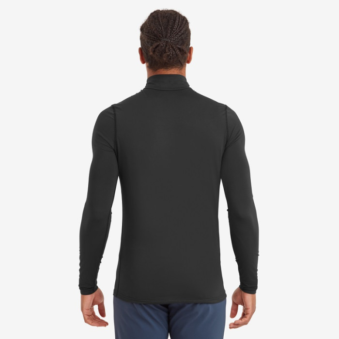 Термофутболка мужская Montane Dart XT Zip Neck Black (MDXZNBLA)