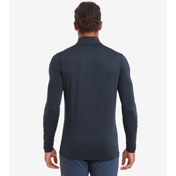Термофутболка мужская Montane Dart XT Zip Neck Eclipse Blue (MDXZNECL)