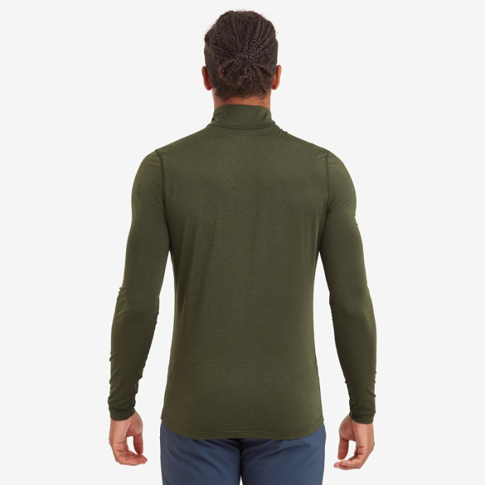 Термофутболка мужская Montane Dart XT Zip Neck Oak Green (MDXZNOAK)