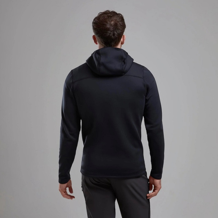 Фліс чоловічий Montane Fury XT Hoodie Black (MFRXHBLA)