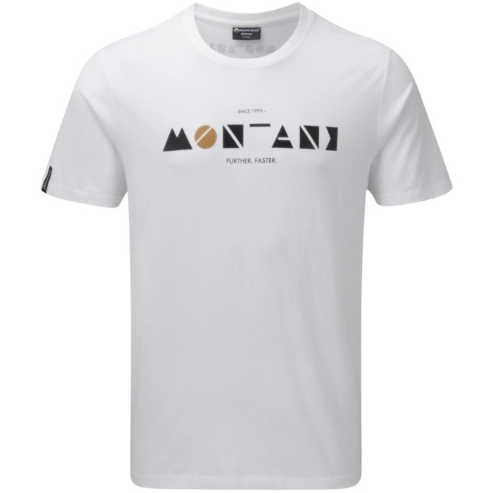 Футболка чоловіча Montane Geometry T-Shirt White (MGEOTWHI)
