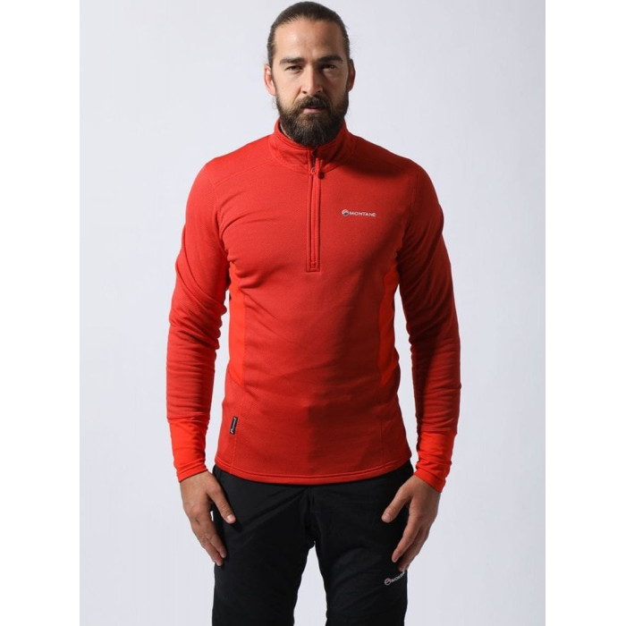 Флис мужской Montane Iridium Hybrid Pull-On Black (MIHPOBLA)
