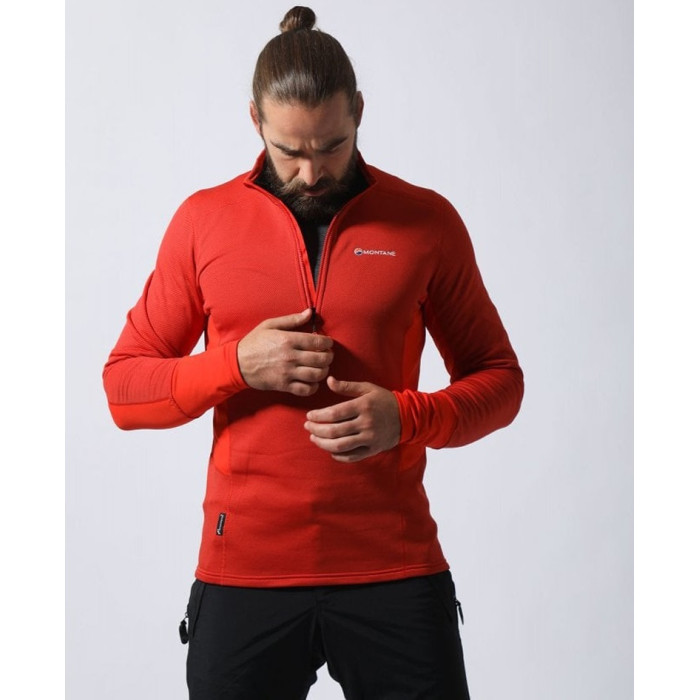 Флис мужской Montane Iridium Hybrid Pull-On Black (MIHPOBLA)