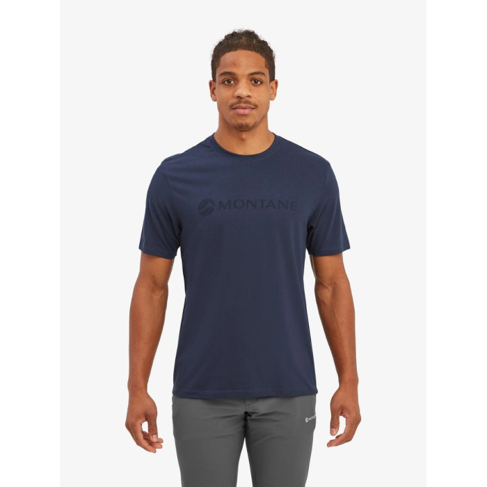 Футболка чоловіча Montane Mono Logo T-Shirt, Eclipse Blue (MMLGTECL)