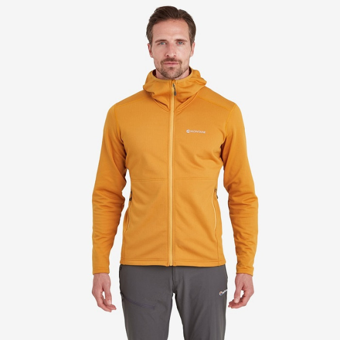 Фліс чоловічий Montane Protium Hoodie Flame Orange (MPROHFLO)