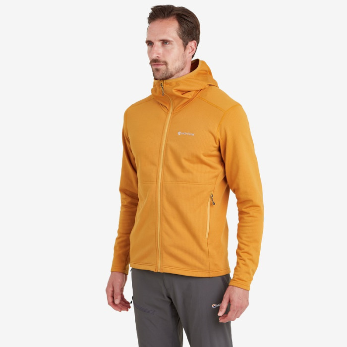 Фліс чоловічий Montane Protium Hoodie Flame Orange (MPROHFLO)