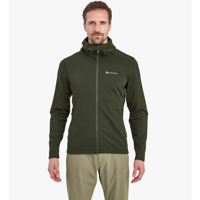 Флис мужской Montane Protium Hoodie Oak Green (MPROHOAK)