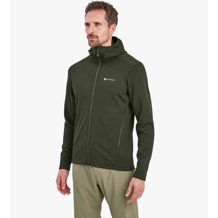 Флис мужской Montane Protium Hoodie Oak Green (MPROHOAK)