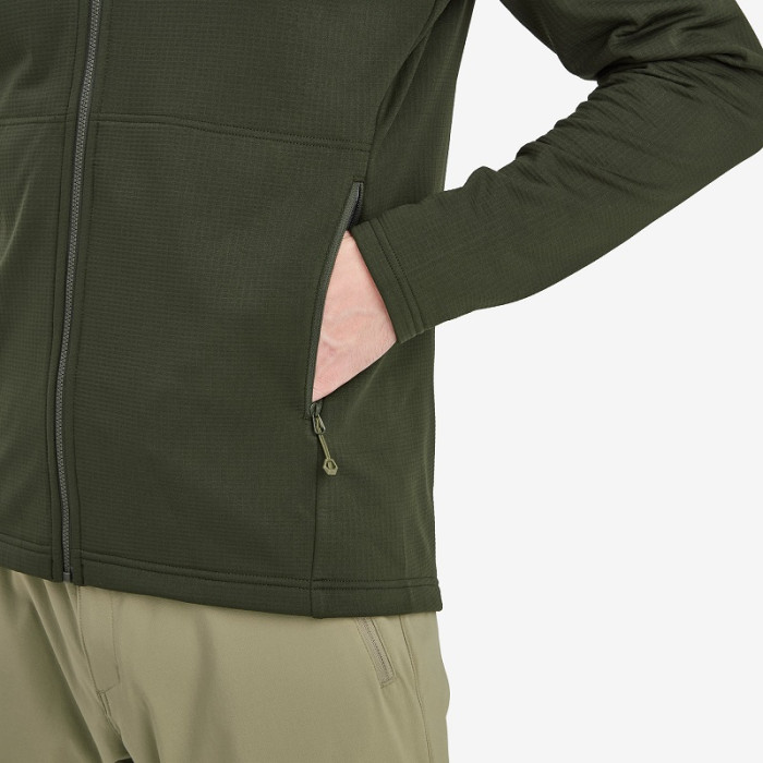 Флис мужской Montane Protium Hoodie Oak Green (MPROHOAK)