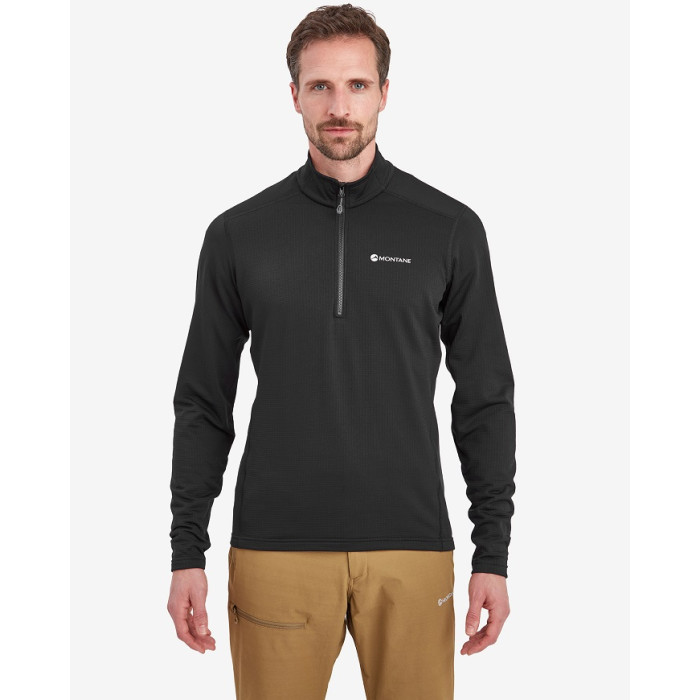 Фліс чоловічий Montane Protium Pull-On Black (MPROPBLA)
