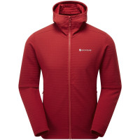 Фліс чоловічий Montane Protium XT Hoodie Acer Red (MPRXHACR)