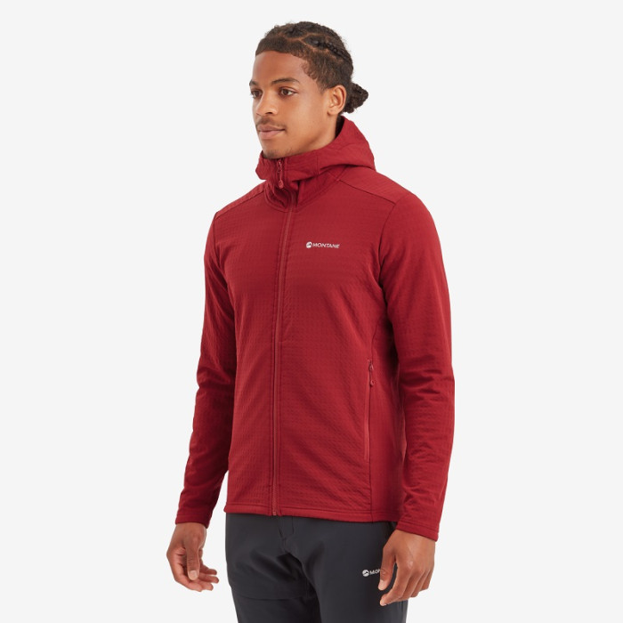 Фліс чоловічий Montane Protium XT Hoodie Acer Red (MPRXHACR)
