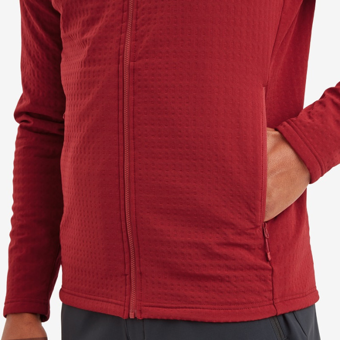 Фліс чоловічий Montane Protium XT Hoodie Acer Red (MPRXHACR)