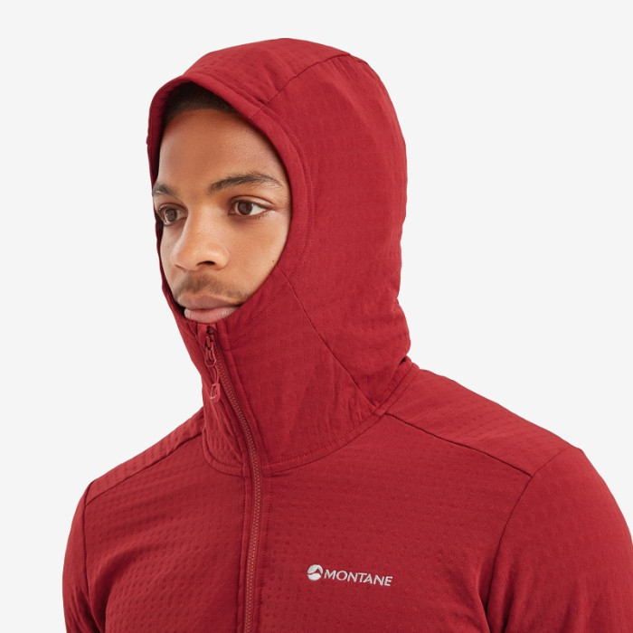 Фліс чоловічий Montane Protium XT Hoodie Acer Red (MPRXHACR)