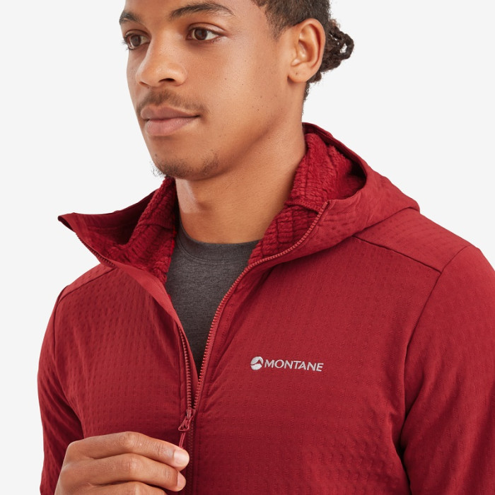 Фліс чоловічий Montane Protium XT Hoodie Acer Red (MPRXHACR)