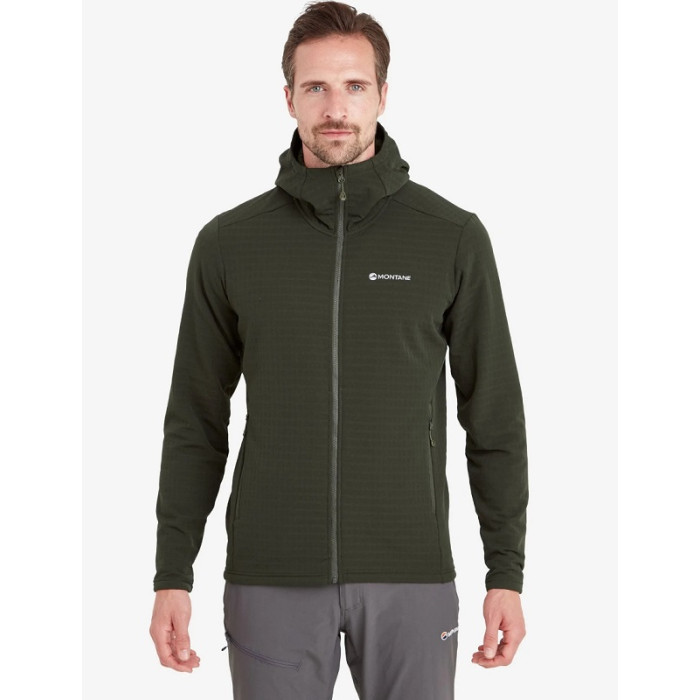 Флис мужской Montane Protium XT Hoodie Oak Green (MPRXHOAK)