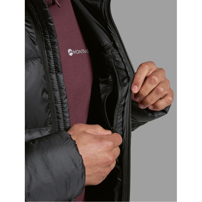 Куртка мужская Montane Polaron XT Hoodie, Black (MPXTH.BLA)