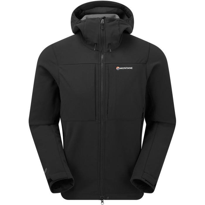 Куртка чоловіча Montane Windjammer XPD Hoodie Black (MWXPHBLA)