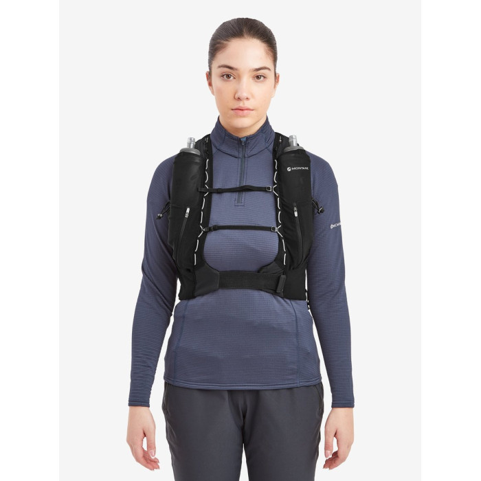 Рюкзак-жилет Montane Gecko Vp 12+, Medium, Black (PGP12BLAM15)