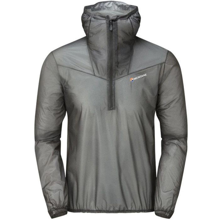 Куртка чоловіча Montane Podium Pull-On Charcoal (UPDPOCHA)