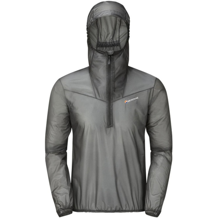 Куртка чоловіча Montane Podium Pull-On Charcoal (UPDPOCHA)