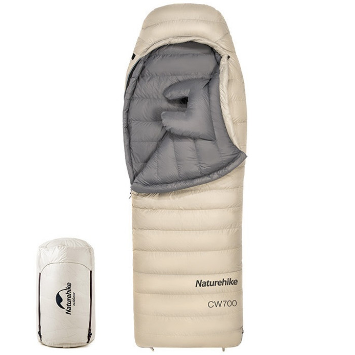 Спальний мішок Naturehike CW700 NH22YD001-Z, Beige (6927595700006)