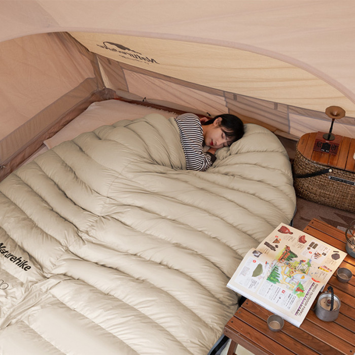 Спальний мішок Naturehike CW700 NH22YD001-Z, Beige (6927595700006)